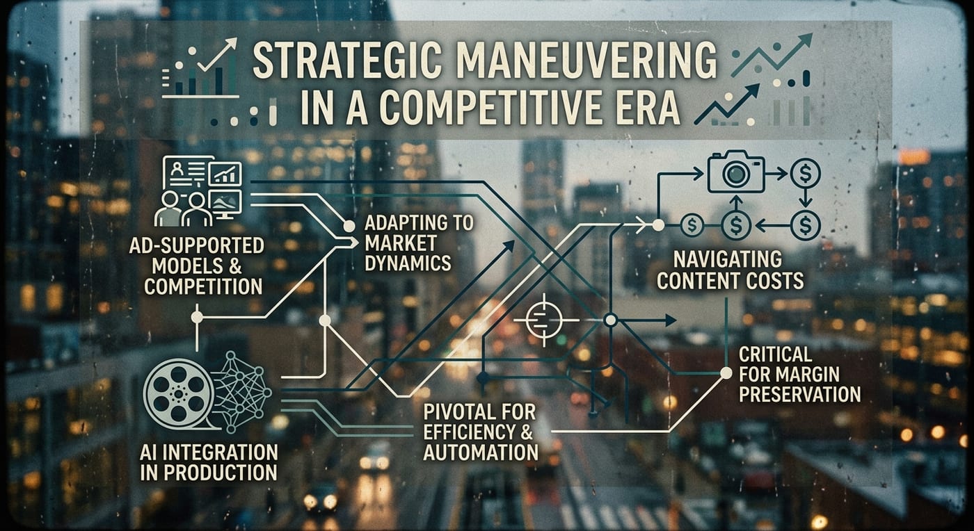 Netflix's Strategic Maneuvering in a Competitive Era
