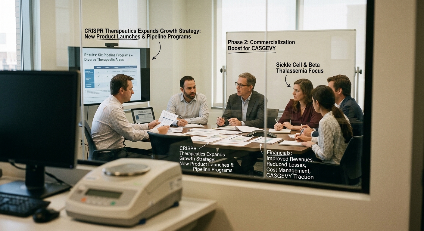 CRISPR Therapeutics Expands Growth Strategy with New Product Launches and Promising Pipeline Programs