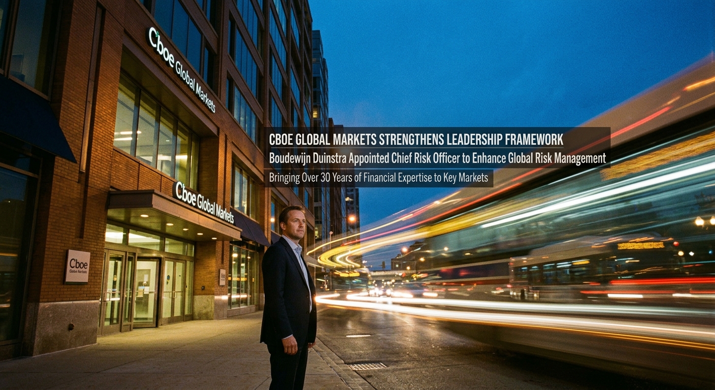 Cboe Global Markets Appoints Boudewijn Duinstra as Chief Risk Officer to Enhance Management Framework