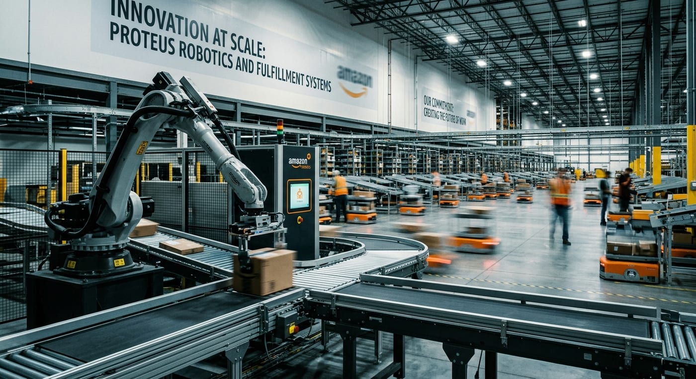 Amazon Unveils Next-Gen Robot Proteus Amid Automation Push and Workforce Changes