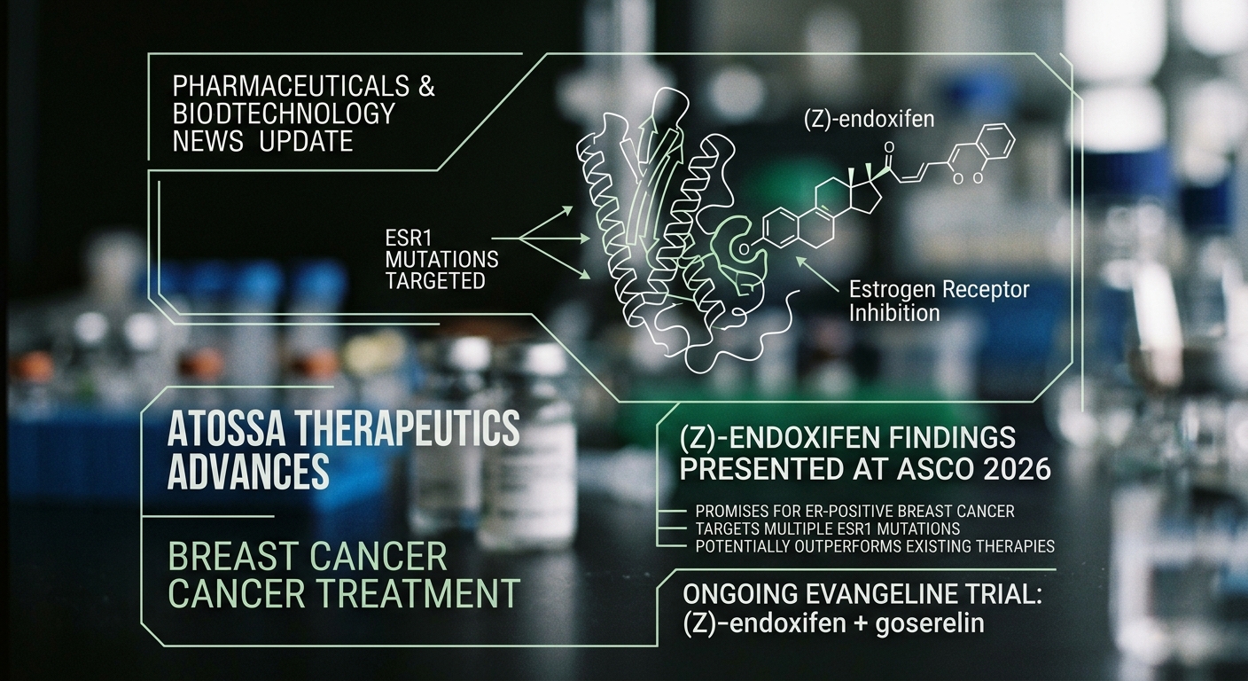Atossa Therapeutics Advances Breast Cancer Treatment with Promising (Z)-endoxifen Findings at ASCO 2026
