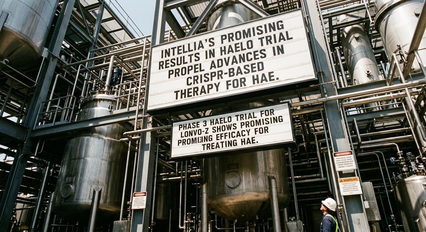 Intellia's Promising Results in HAELO Trial Propel Advances in CRISPR-Based Therapy for HAE.