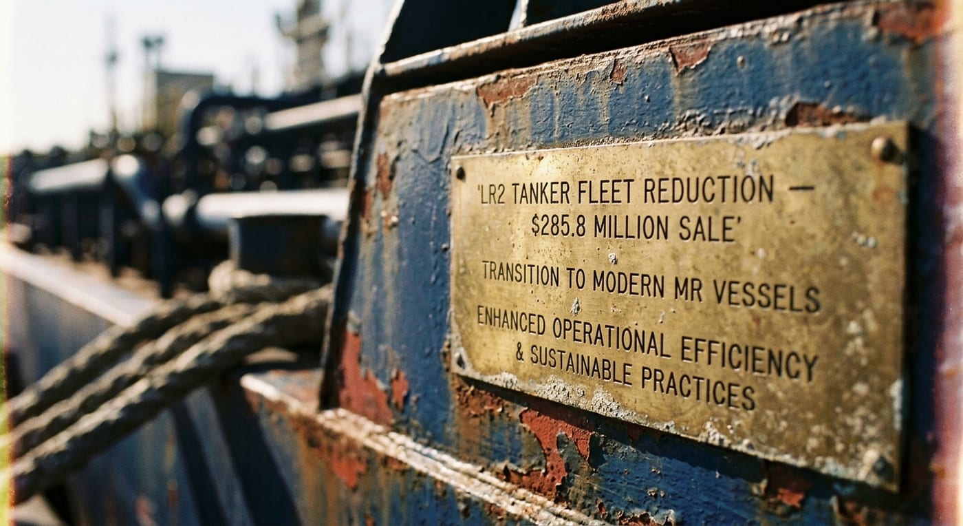 Scorpio Tankers Shifts Strategy by Selling LR2s and Investing in Modern MR Tankers