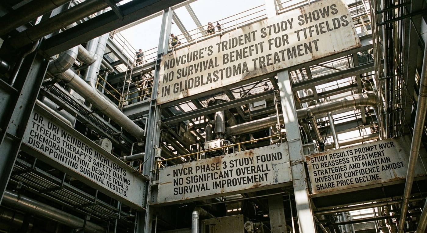 NovoCure's TRIDENT Study Shows No Survival Benefit for TTFields in Glioblastoma Treatment