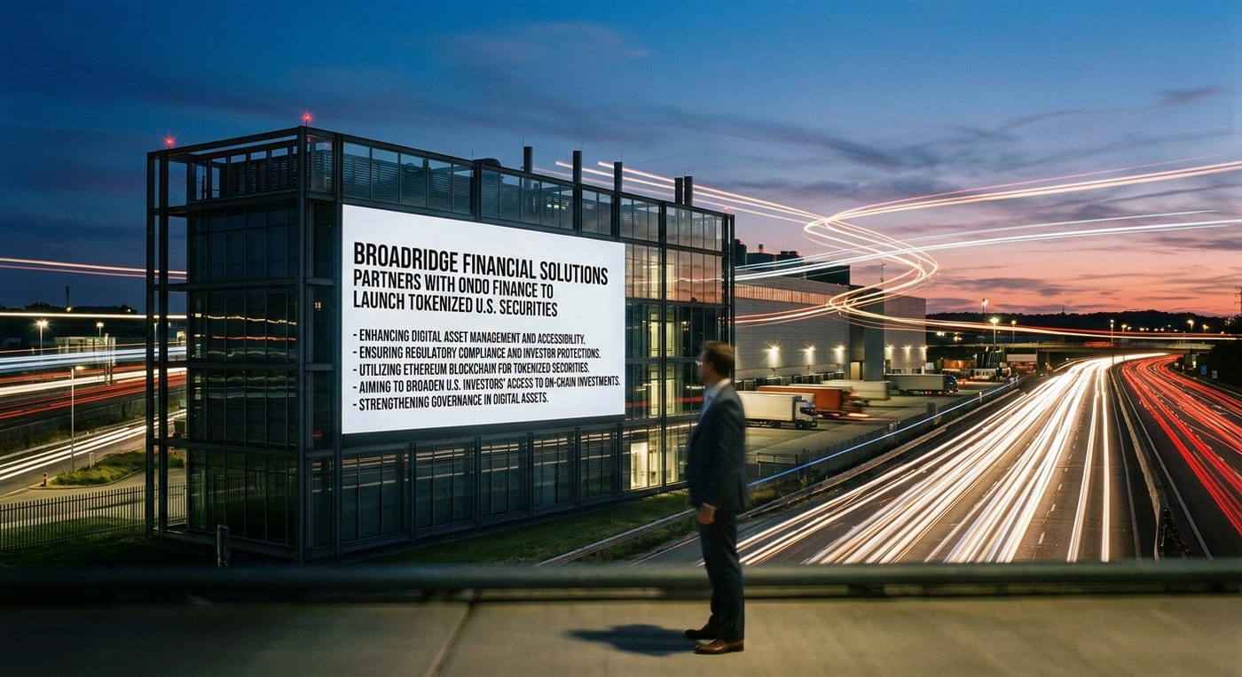 Broadridge Financial Solutions Launches Tokenized U.S. Securities with Ondo Finance Partnership