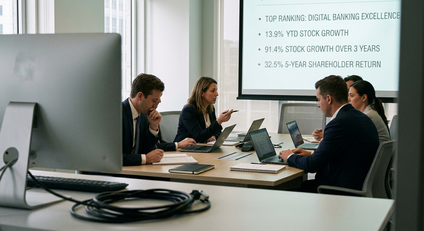 Bank of America Earns Top Ranking for Digital Banking Excellence and Strong Stock Growth