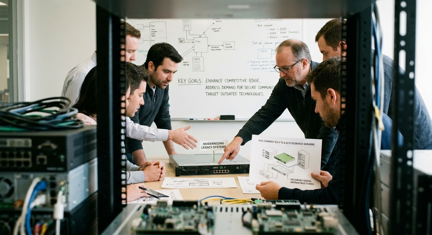 Digi International Launches New Device Servers to Modernize Legacy Serial Infrastructures.