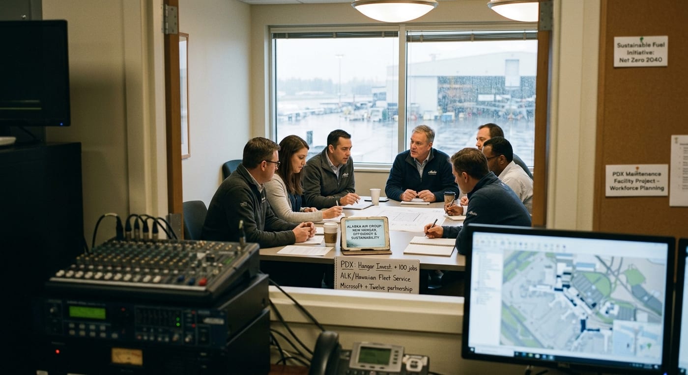 Alaska Air Group Invests in New Hangar and Sustainable Aviation Initiatives