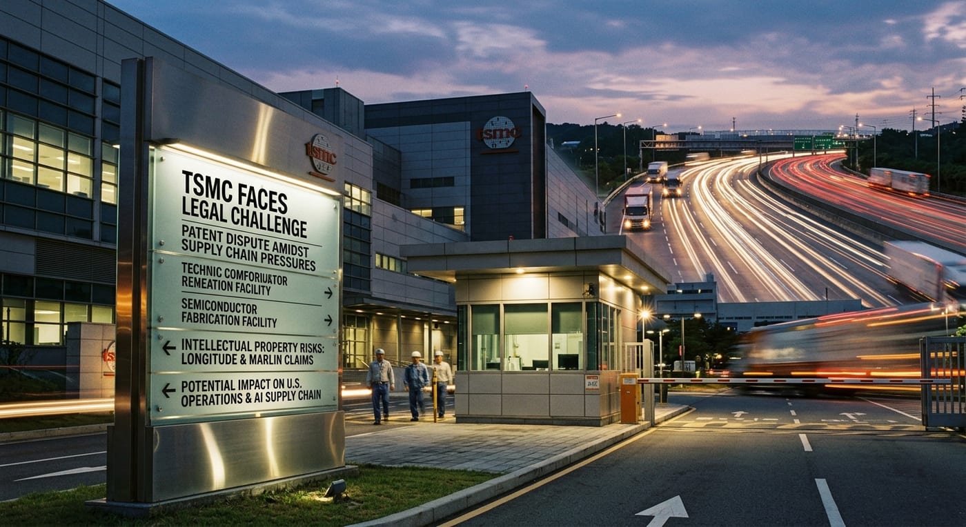 TSMC Faces Legal Challenge Over Patent Dispute Amidst Semiconductor Supply Chain Pressures