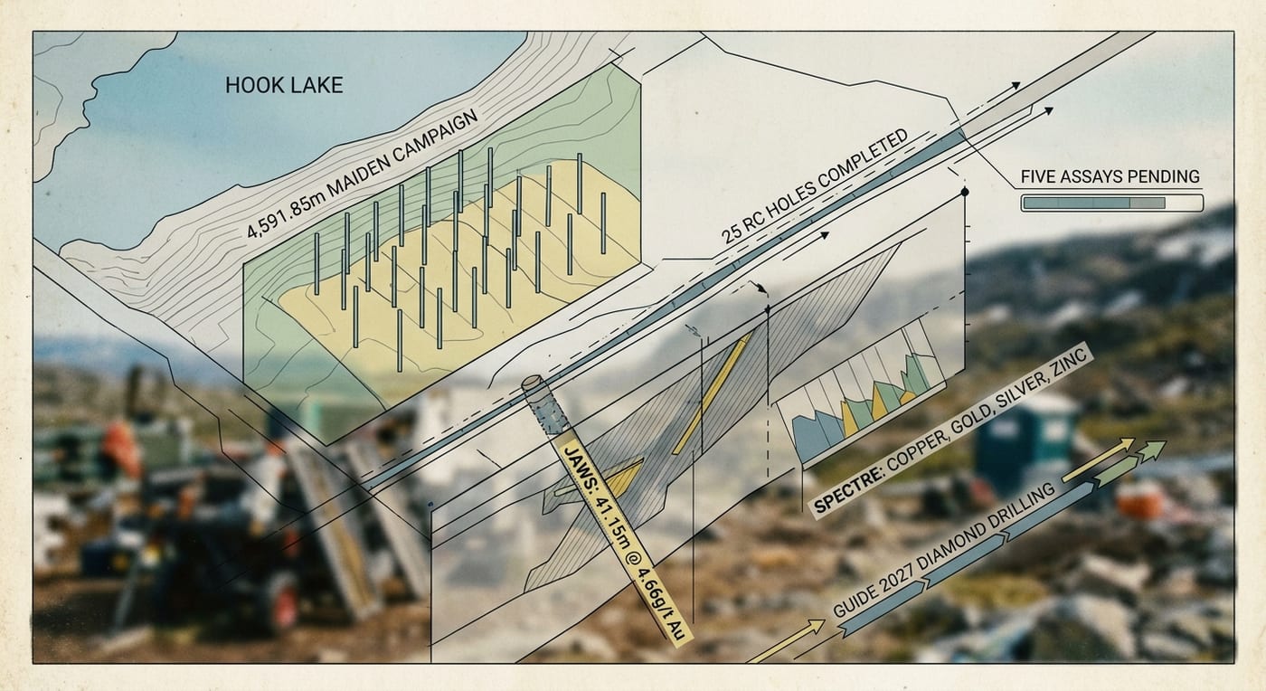 Manhattan Gold expands Hook Lake case with a 4,592m maiden campaign