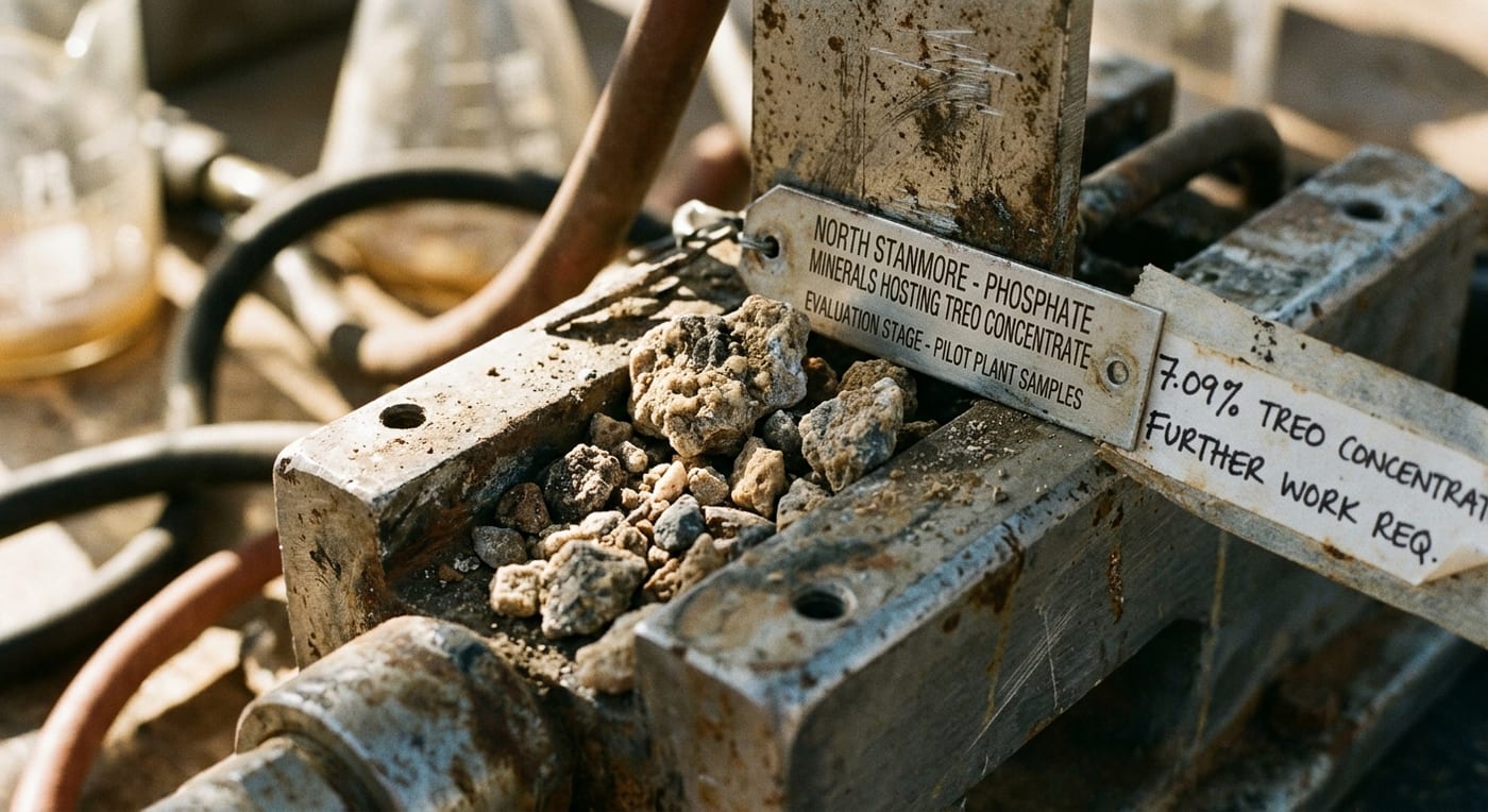 Victory Metals links North Stanmore rare earths to secondary phosphate minerals