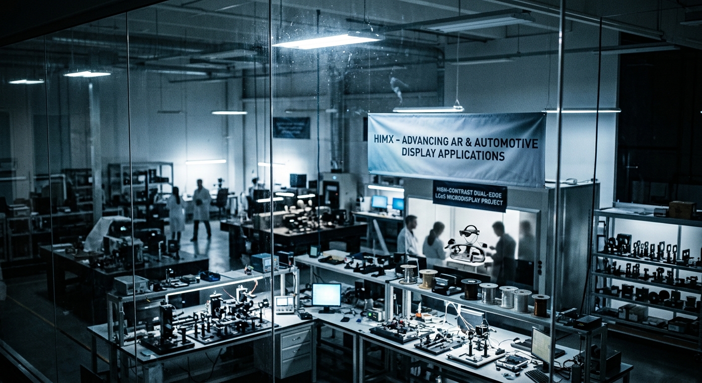 Himax Technologies Unveils High-Contrast Dual-Edge LCoS Microdisplay for AR and Automotive Applications