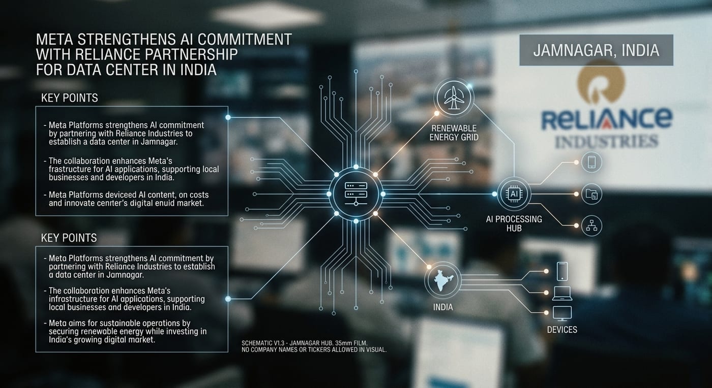 Meta Strengthens AI Commitment with Reliance Partnership for Data Center in India
