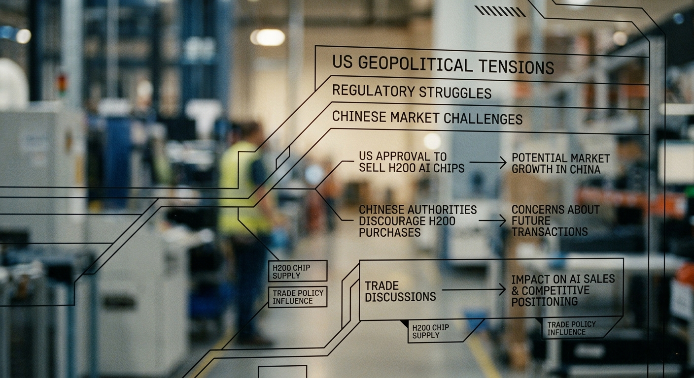 NVIDIA's Challenges in the Chinese Market Amid Geopolitical Tensions and Regulatory Struggles