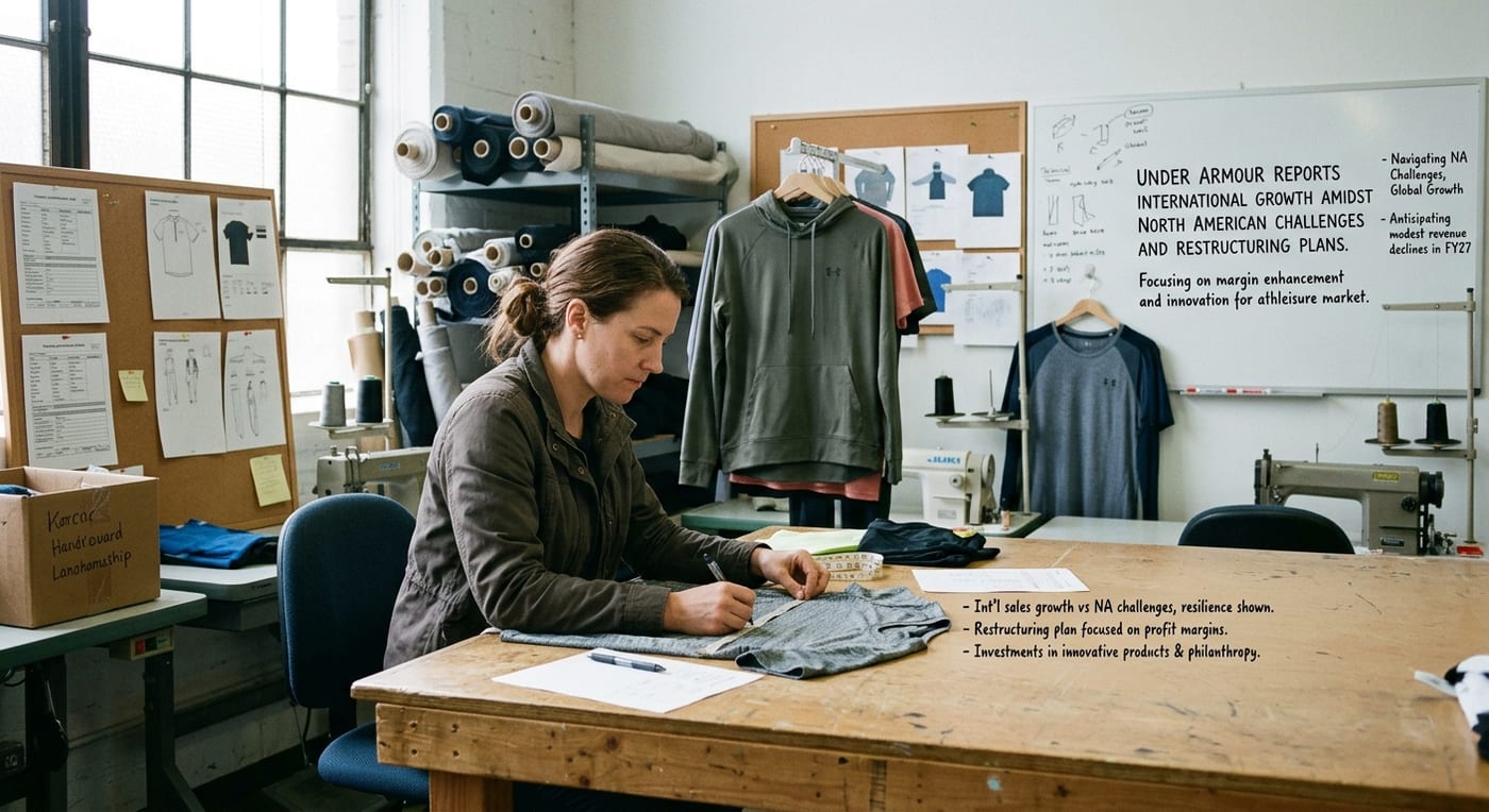 Under Armour Reports International Growth Amidst North American Challenges and Restructuring Plans.