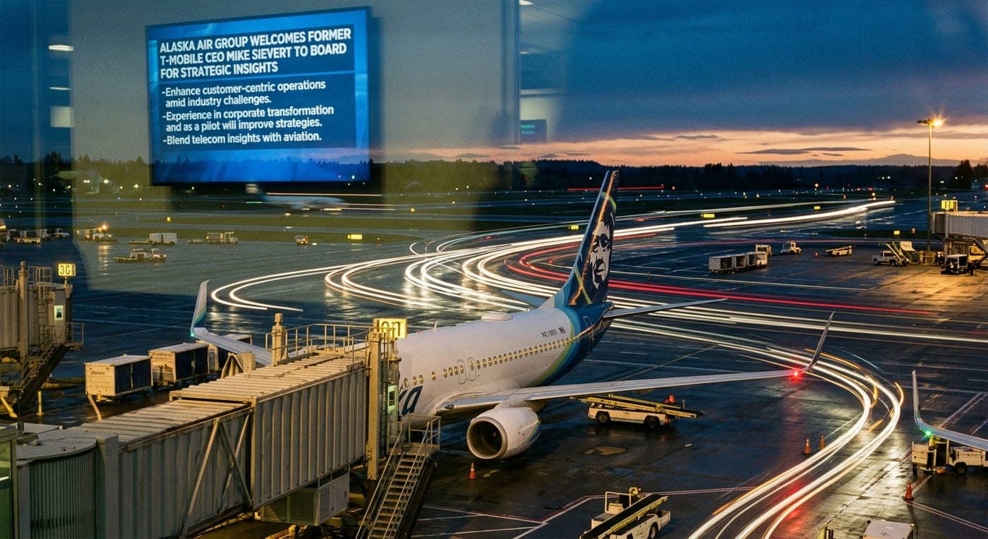 Alaska Air Group Welcomes Former T-Mobile CEO Mike Sievert to Board for Strategic Insights