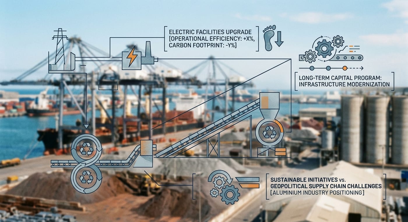 Alcoa Advances Sustainability with Electric Port Facilities Upgrades Amidst Global Aluminium Demands