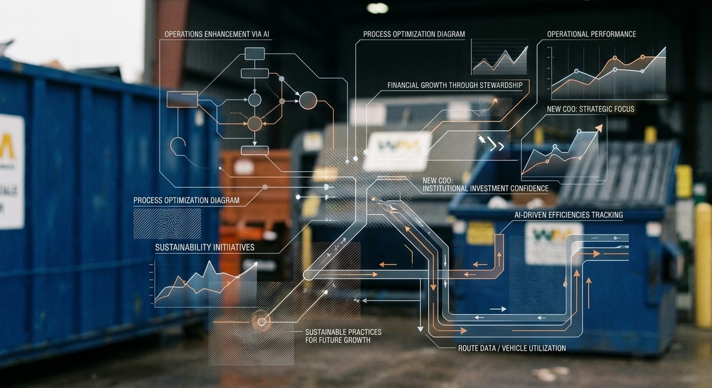 Waste Management Enhances Operations with AI, Appoints COO, and Attracts Institutional Investment
