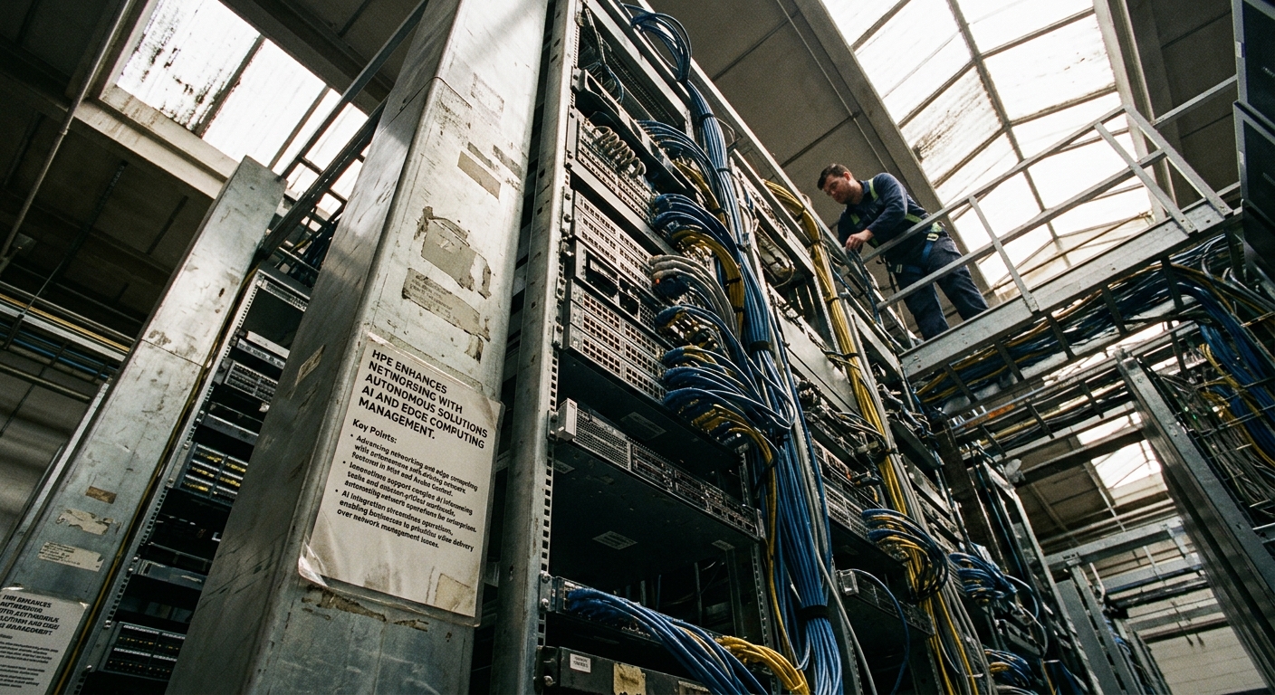 HPE Enhances Networking with Autonomous Solutions for AI and Edge Computing Management.