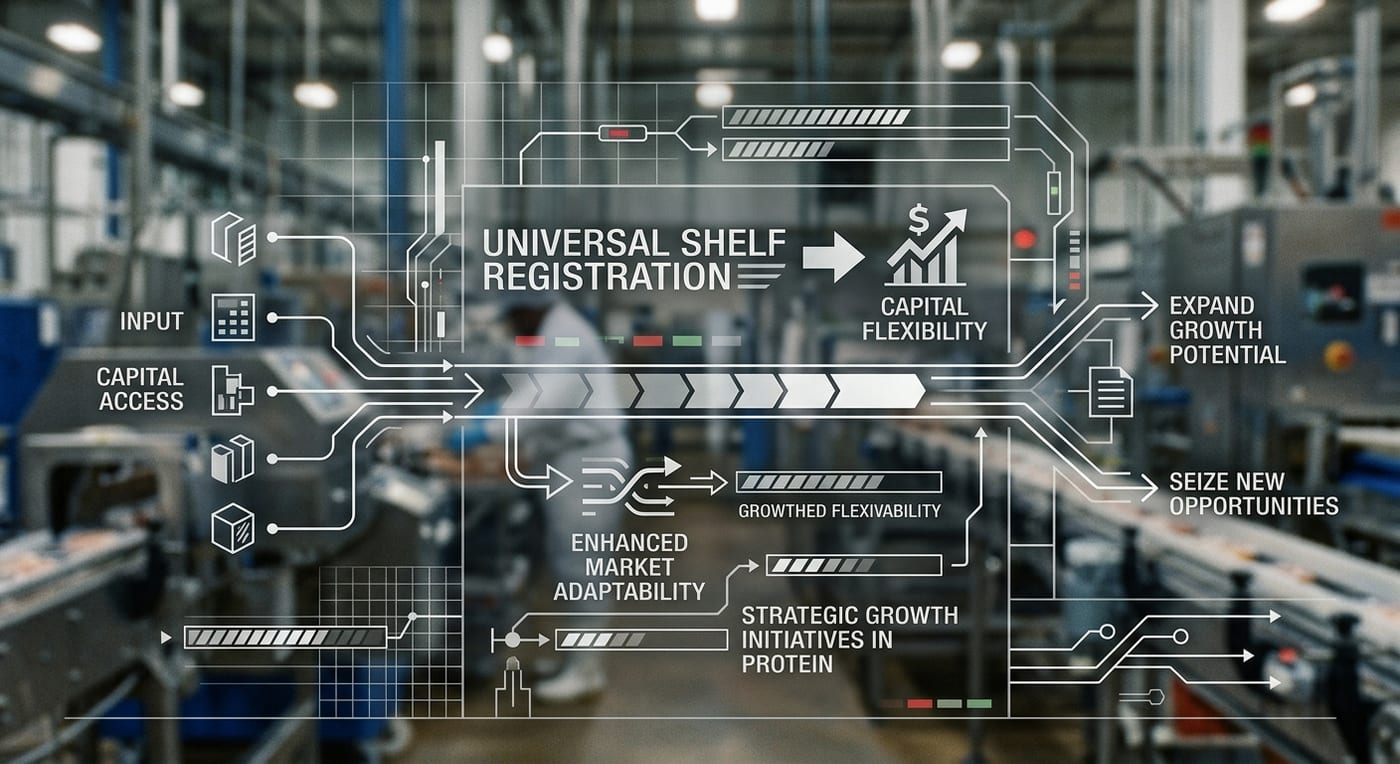 Tyson Foods Expands Growth Potential with Universal Shelf Registration for Capital Flexibility