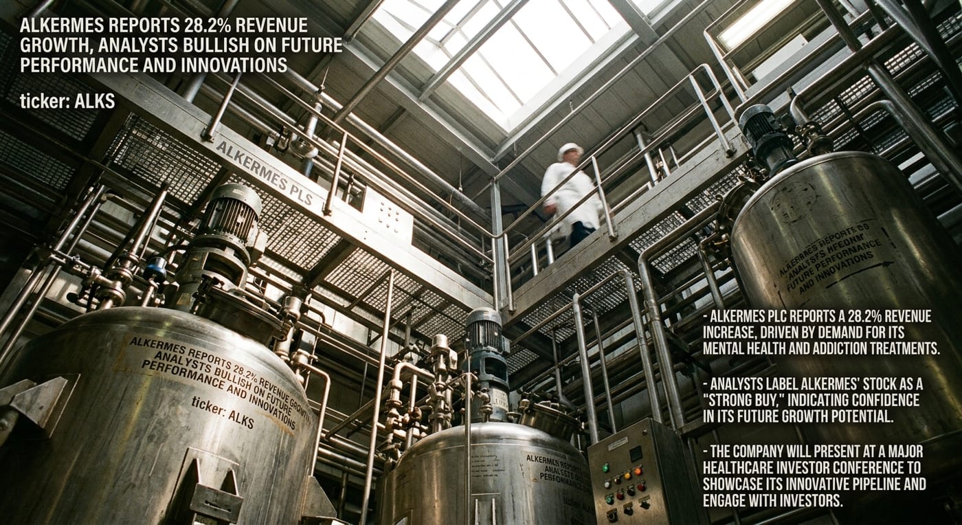 Alkermes Reports 28.2% Revenue Growth, Analysts Bullish on Future Performance and Innovations
