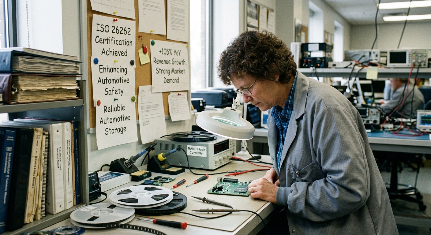 Silicon Motion Technology Achieves ISO 26262 Certification, Enhancing Automotive Market Position