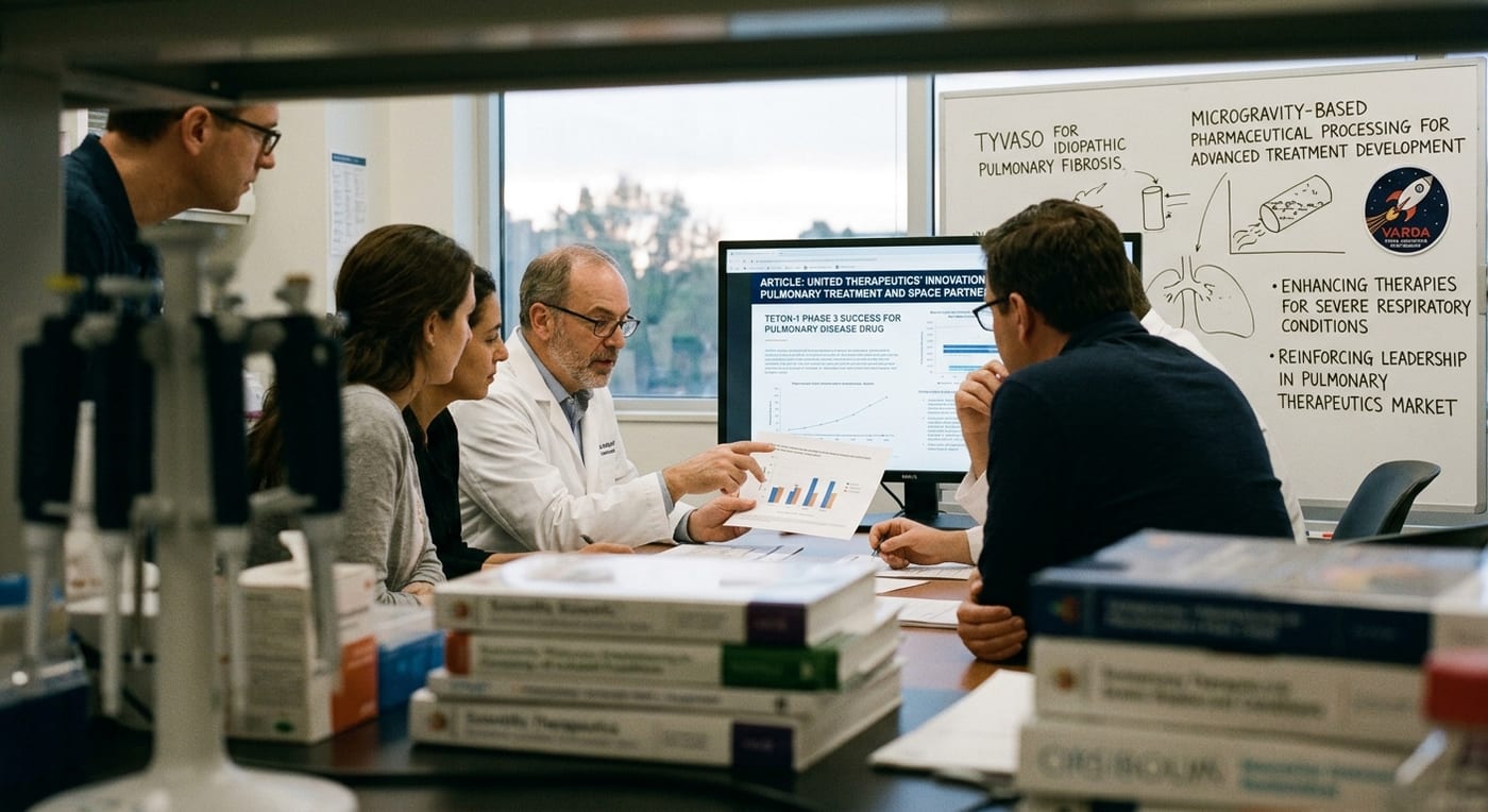 United Therapeutics Achieves Phase 3 Success for Pulmonary Disease Drug and Innovates with Space Partnership