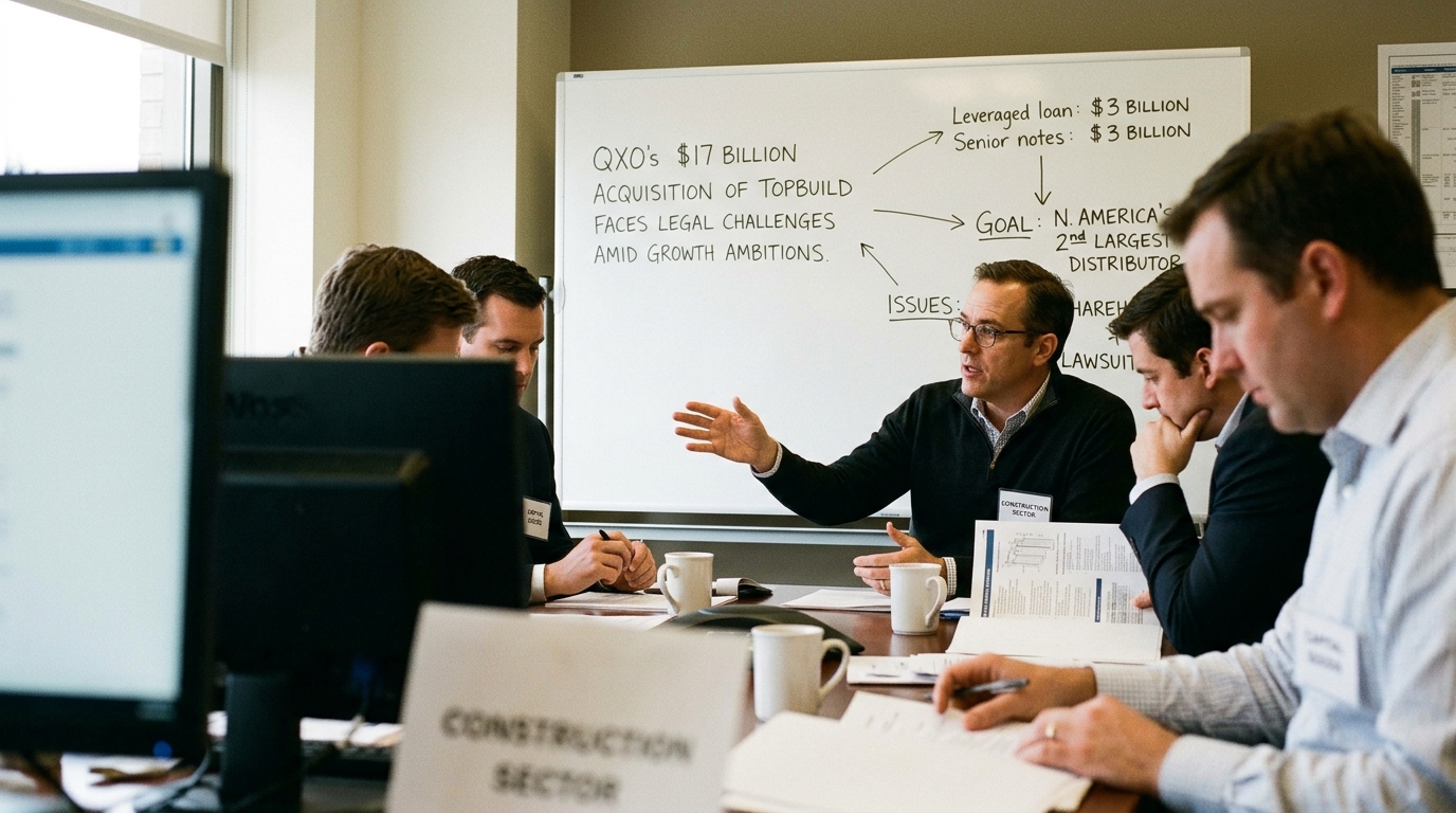 QXO's $17 Billion Acquisition of TopBuild Faces Legal Challenges Amid Growth Ambitions