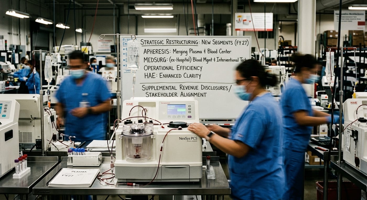 Haemonetics Restructures Segments to Enhance Clarity and Operational Efficiency in Healthcare Solutions
