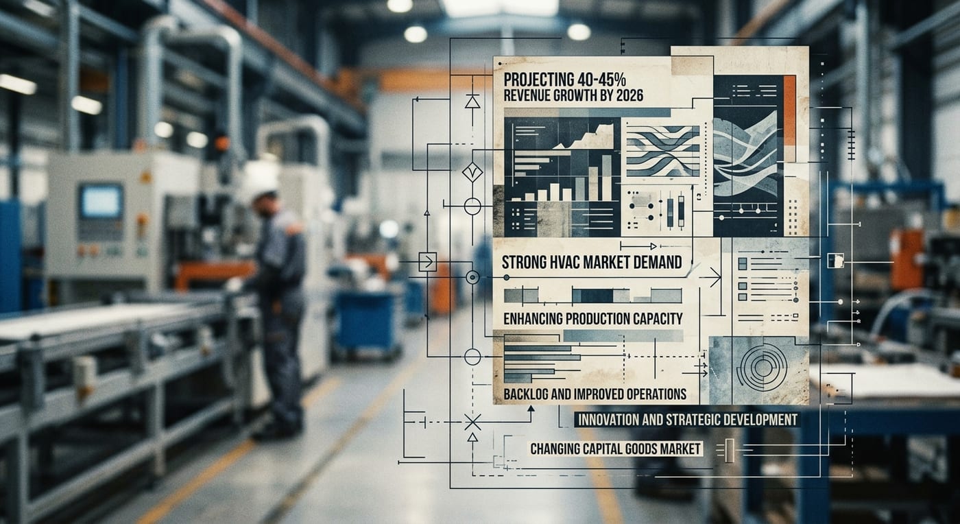 AAON Projects 40-45% Revenue Growth by 2026 Amid Strong HVAC Market Demand and Capacity Expansion