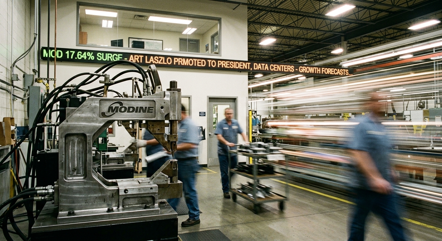 Modine Manufacturing Promotes Art Laszlo Amid Growth Forecast and 17.64% Share Price Surge