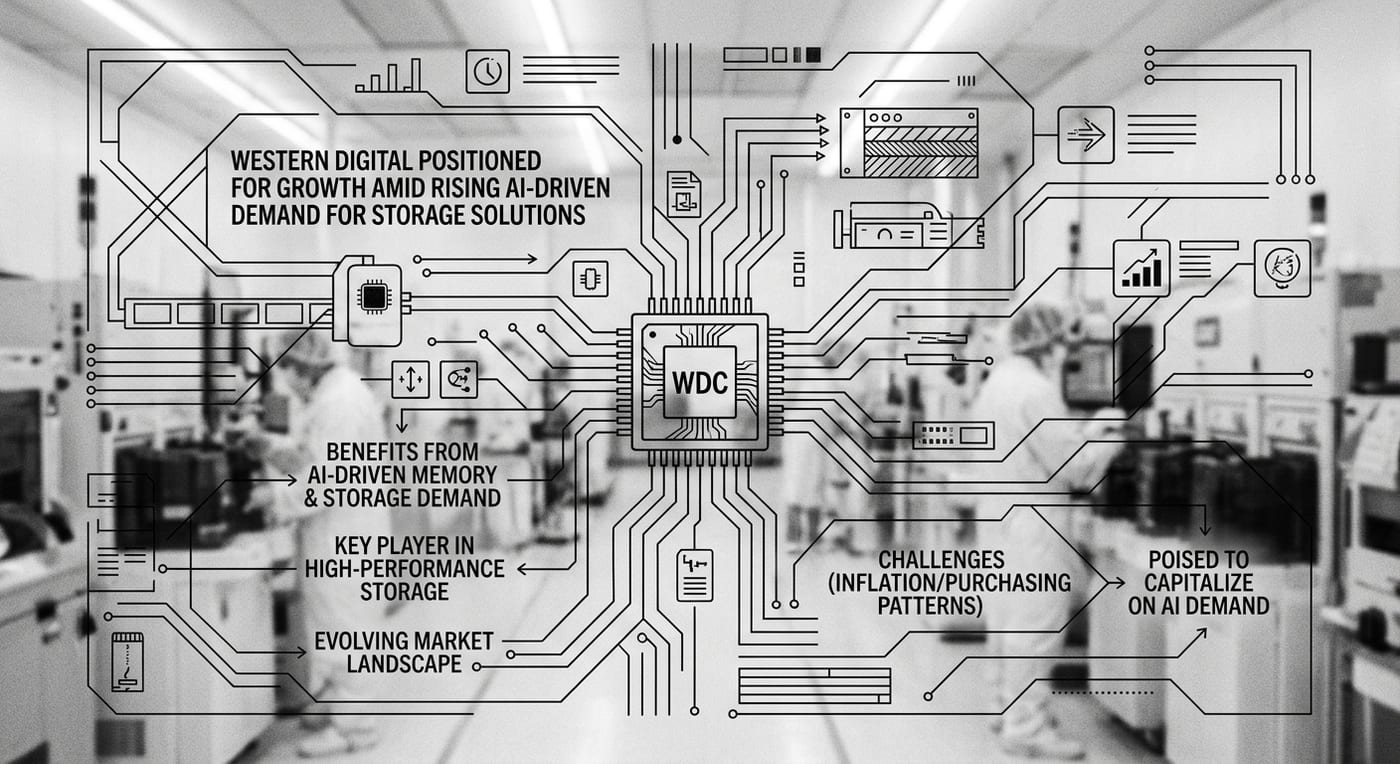 Western Digital Positioned for Growth Amid Rising AI-Driven Demand for Storage Solutions