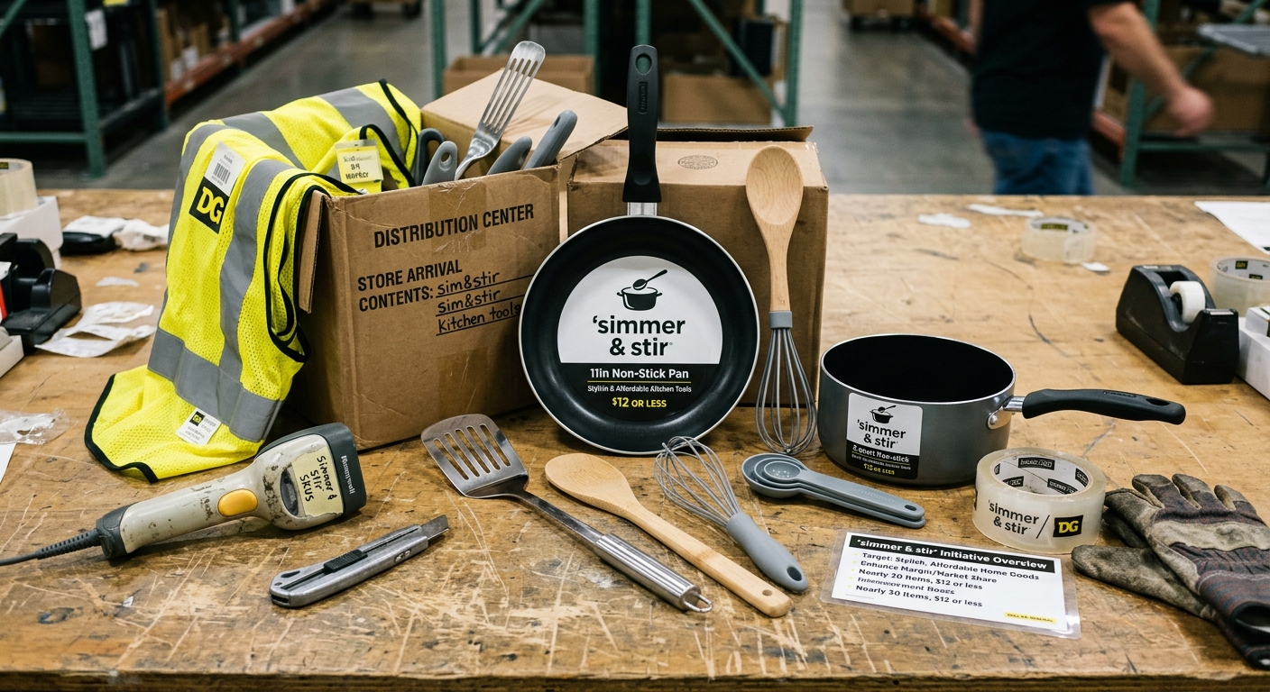 Dollar General Launches 'Simmer & Stir' Private Label for Stylish, Affordable Kitchen Tools