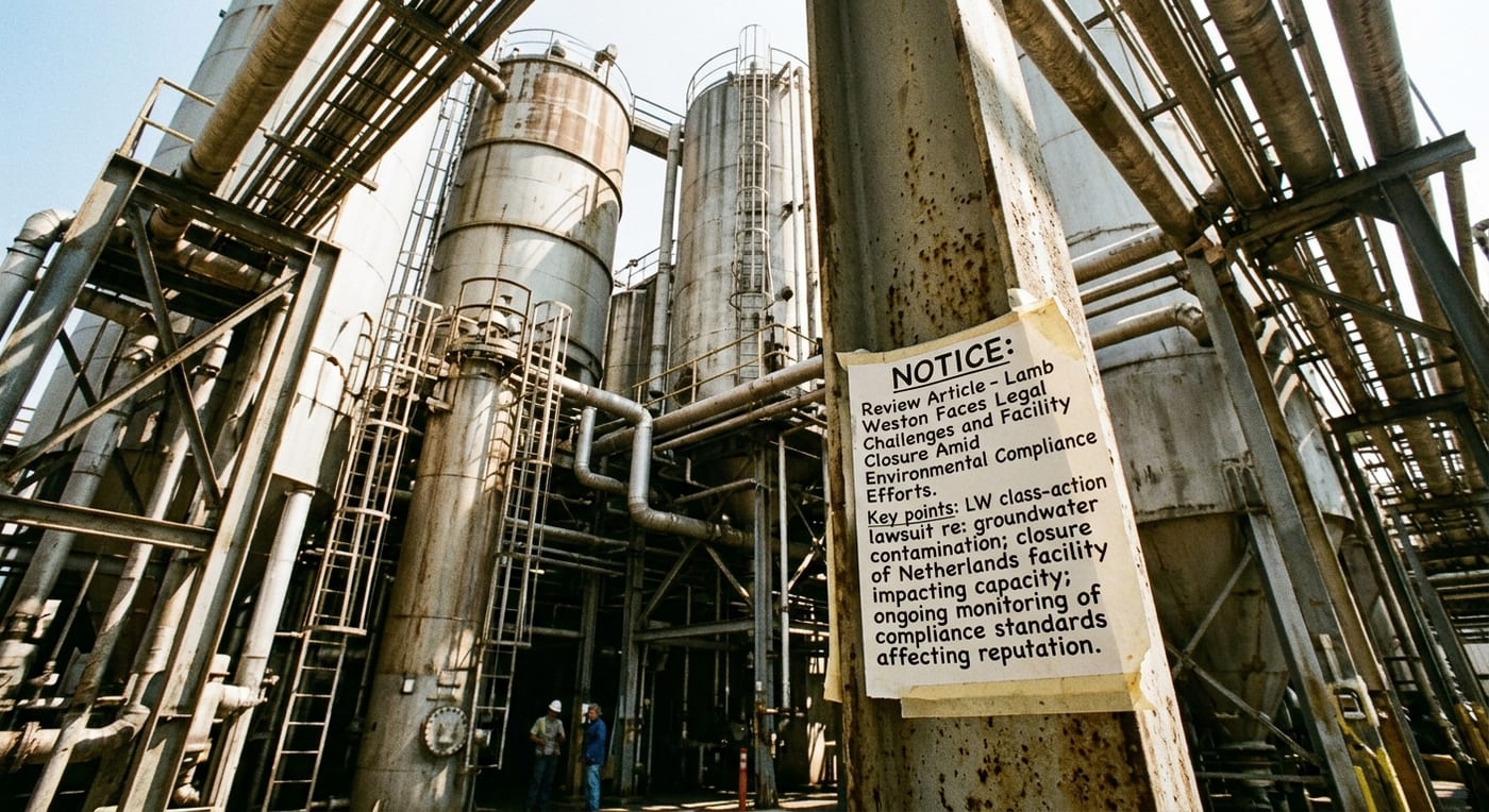 Lamb Weston Faces Legal Challenges and Facility Closure Amid Environmental Compliance Efforts