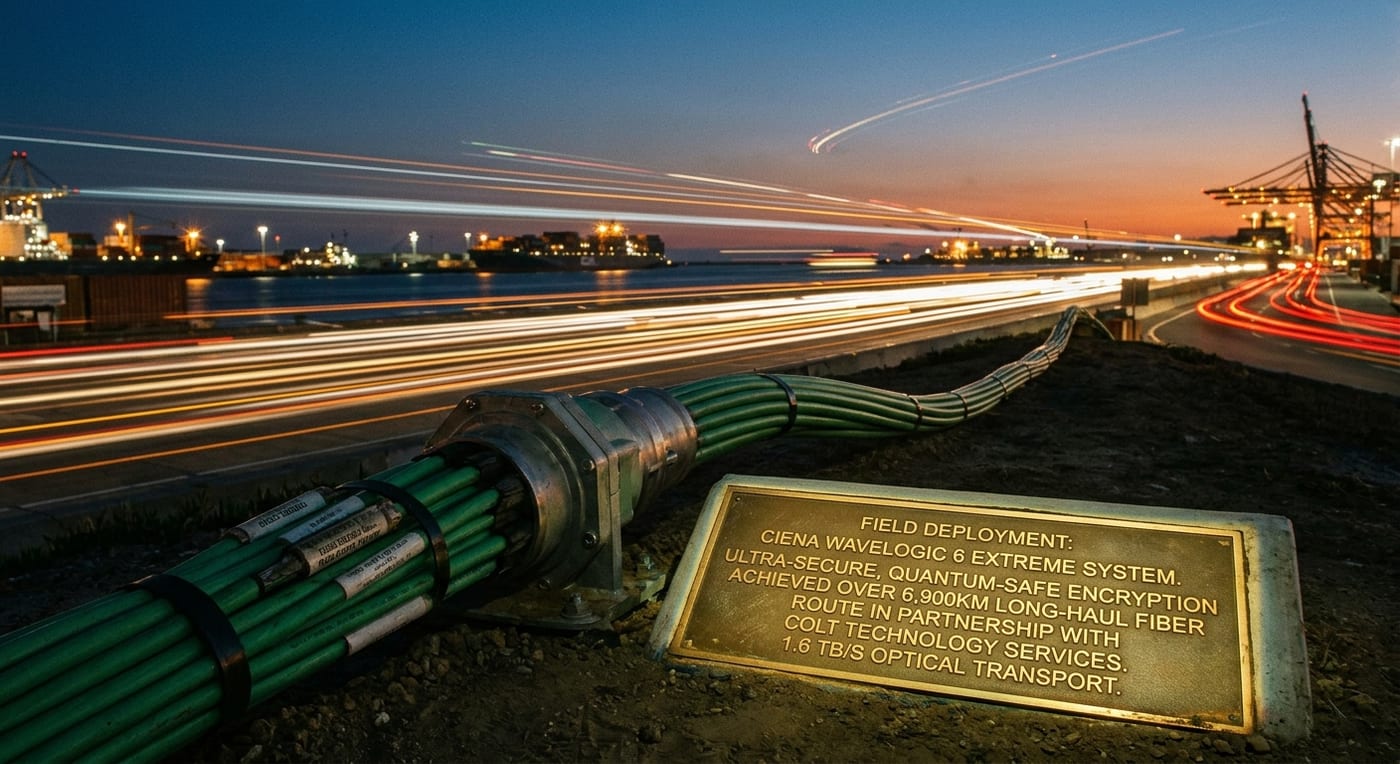 Ciena and Colt Achieve Milestone in Quantum-Safe Data Transmission Solutions