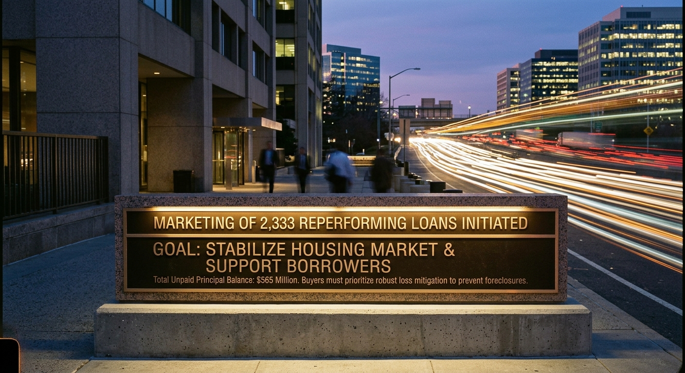 Fannie Mae Markets 2,333 Reperforming Loans to Stabilize Housing Market and Support Borrowers