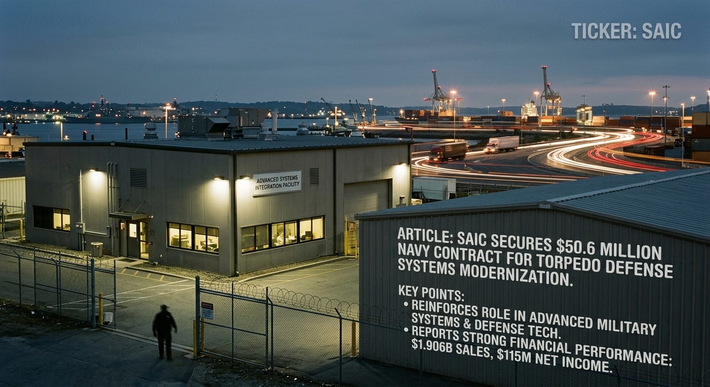 SAIC Secures $50.6 Million Navy Contract for Torpedo Defense Systems Modernization