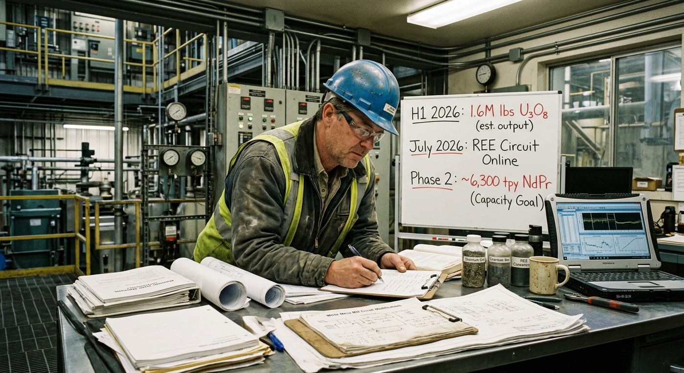 Energy Fuels Inc. Advances Uranium Production and Expands Rare Earth Elements Operations