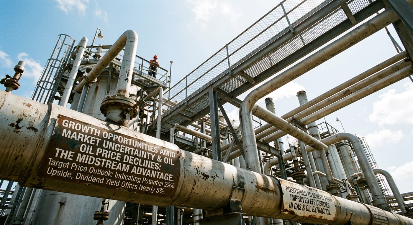 Midstream Stocks Offer Growth Opportunities Amid Market Uncertainty and Oil Price Declines