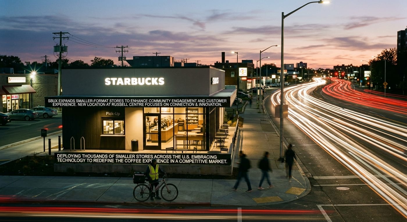 Starbucks Expands Smaller-Format Stores to Enhance Community Engagement and Customer Experience