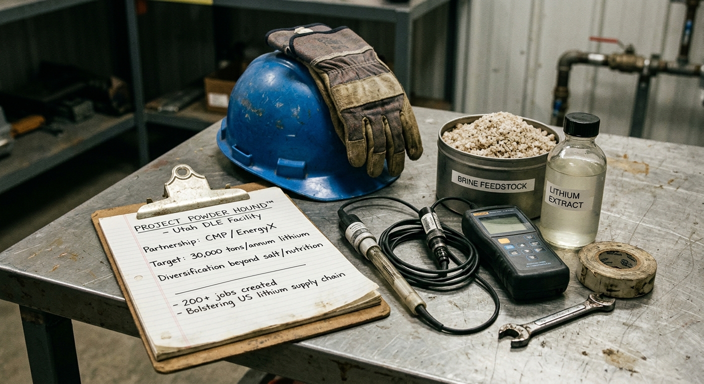 Compass Minerals Partners with EnergyX to Launch Direct Lithium Extraction Facility in Utah
