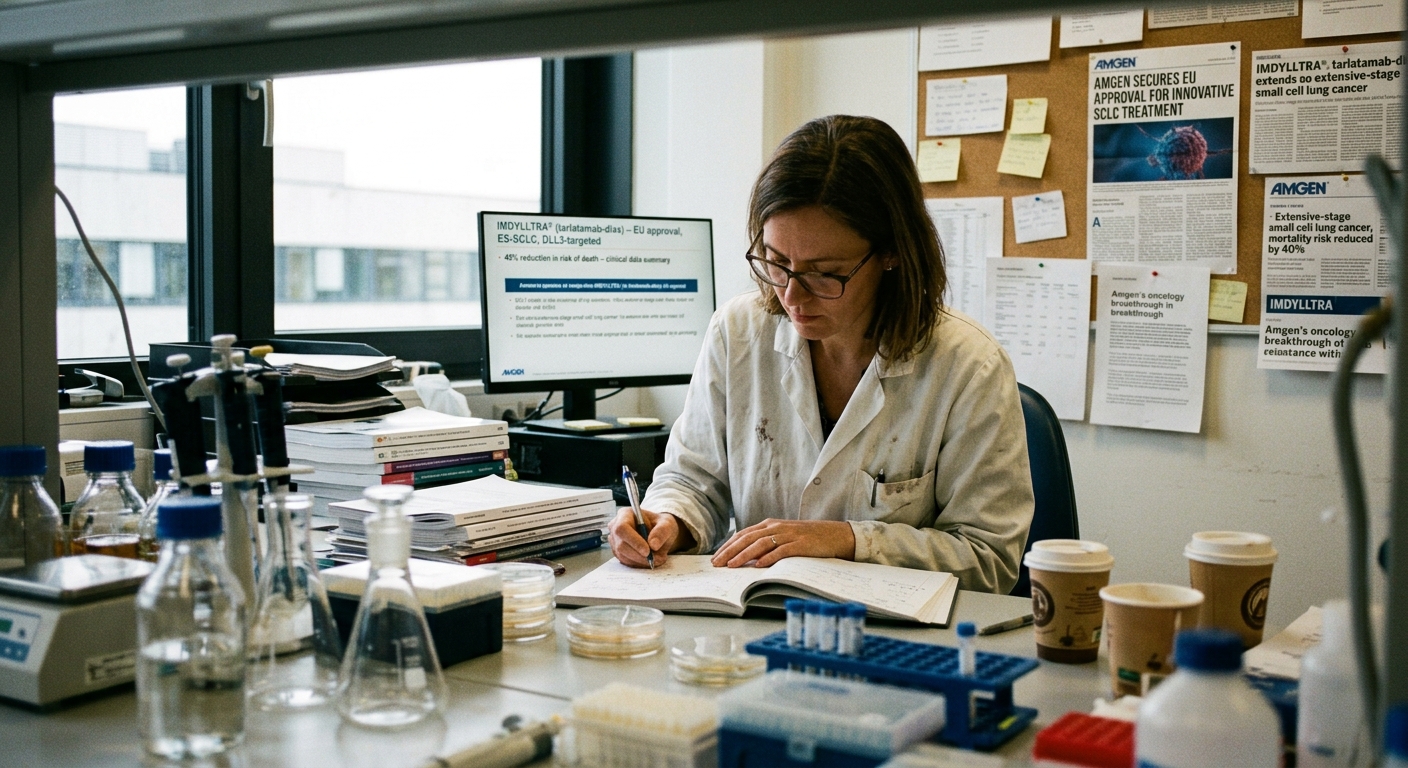 Amgen's IMDYLLTRA® Gains EU Approval for Advanced Small Cell Lung Cancer Treatment