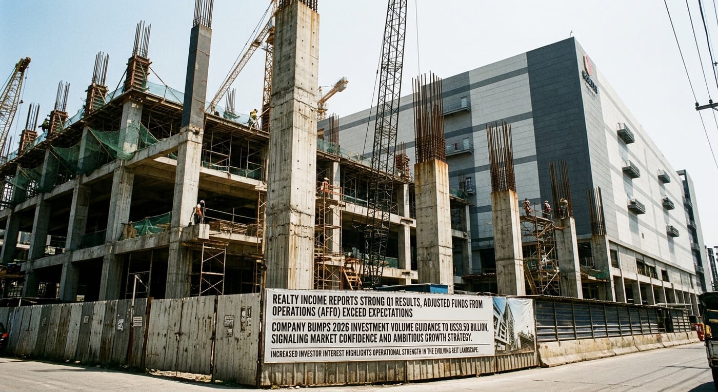 Realty Income Boosts Investment Guidance to $9.50 Billion Amid Strong Q1 Results
