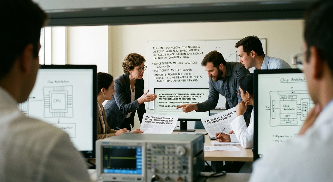Micron Technology Strengthens AI Focus with New Board Member and Product Launch at COMPUTEX 2026