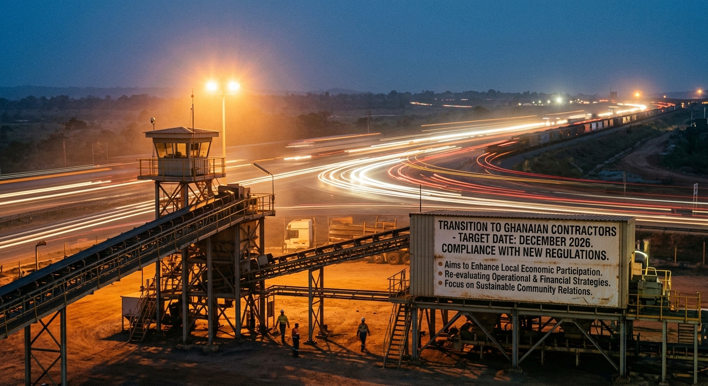 AngloGold Ashanti Adapts to Ghana's New Local Contractor Regulations by 2026