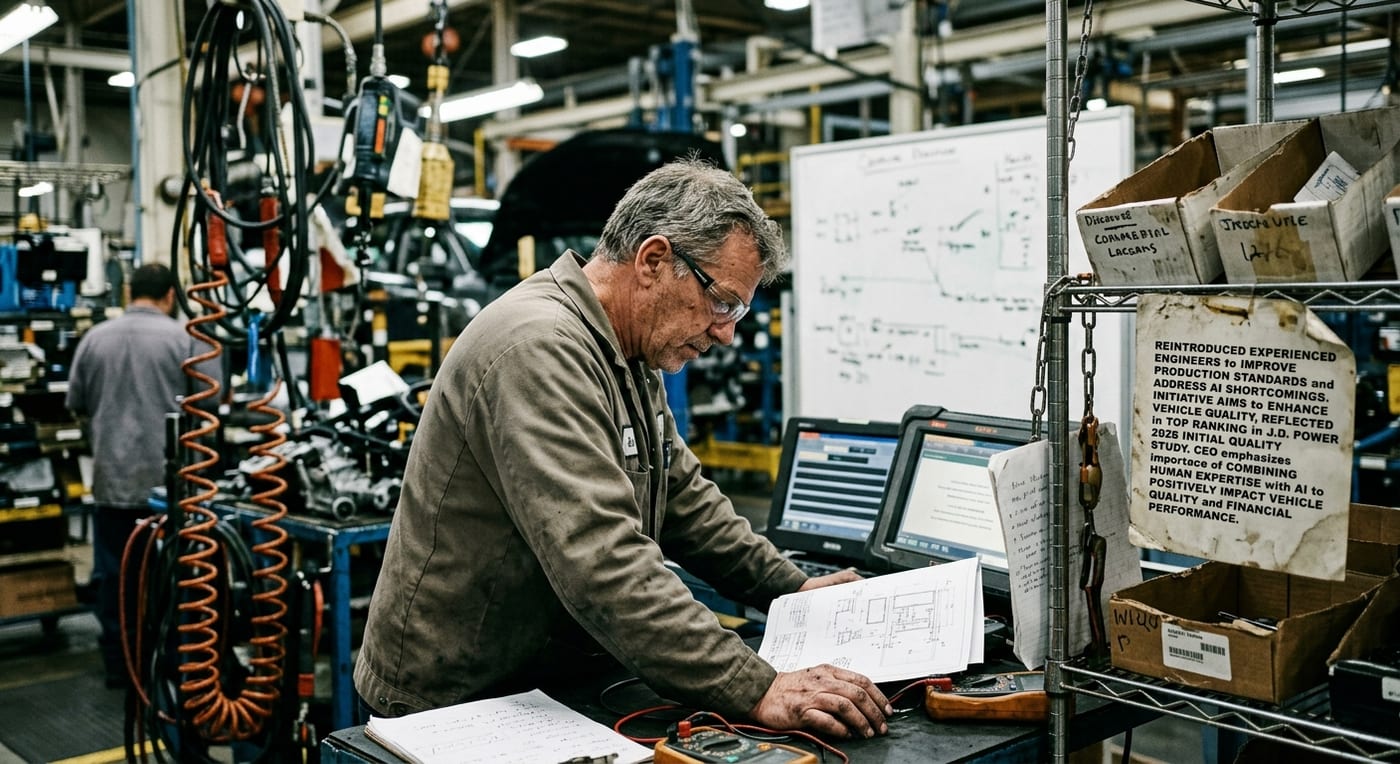 Ford Reinforces Quality with Experienced Engineers Amid Electric Vehicle Expansion and AI Improvements