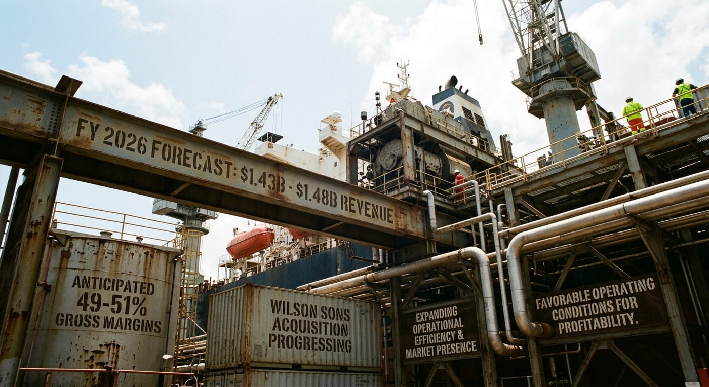 Tidewater New Reaffirms Strong 2026 Fiscal Outlook Amid Wilson Sons Acquisition Progress