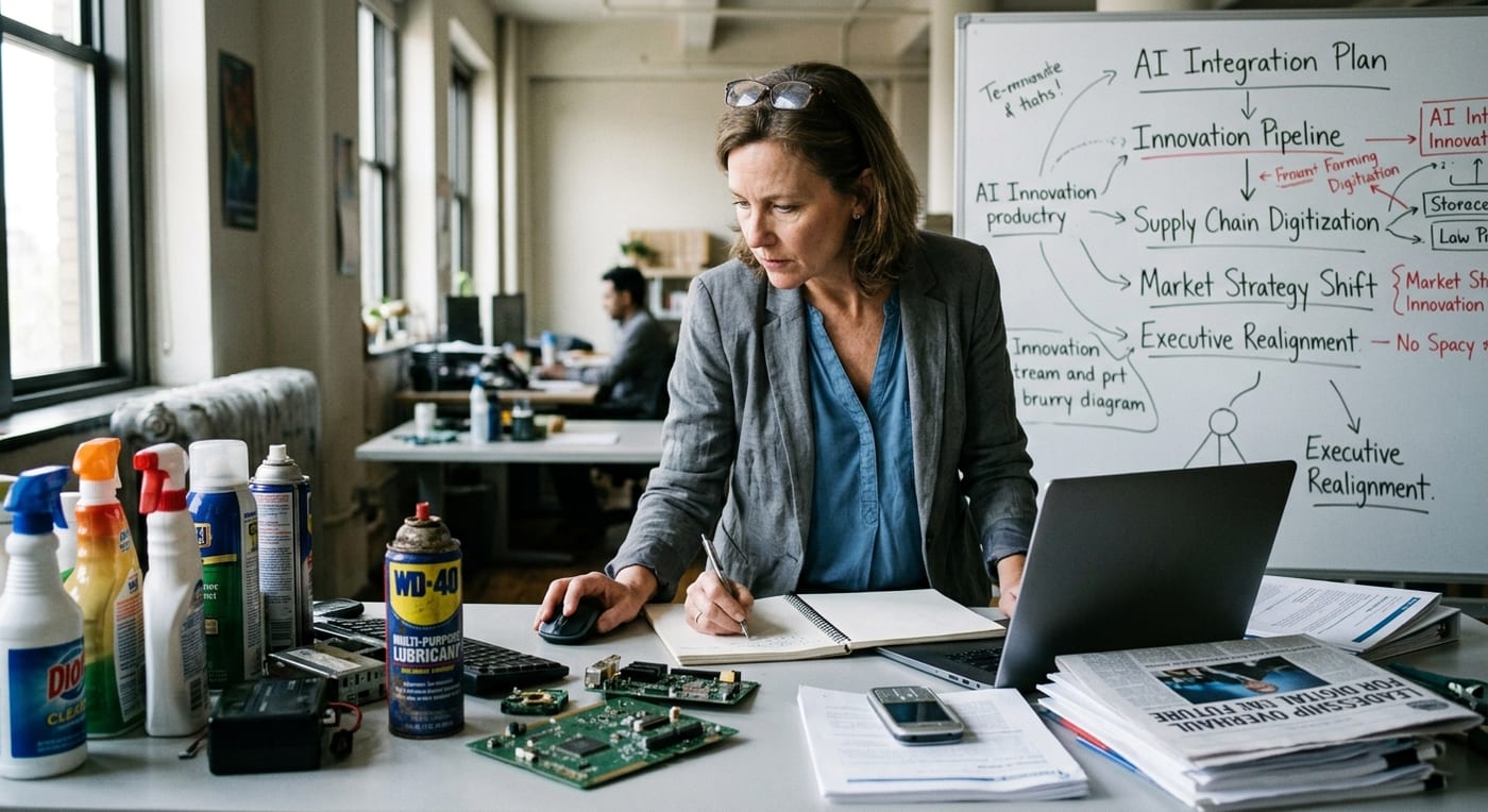WD-40 Company Restructures Leadership to Enhance Innovation and Integration of AI Technologies