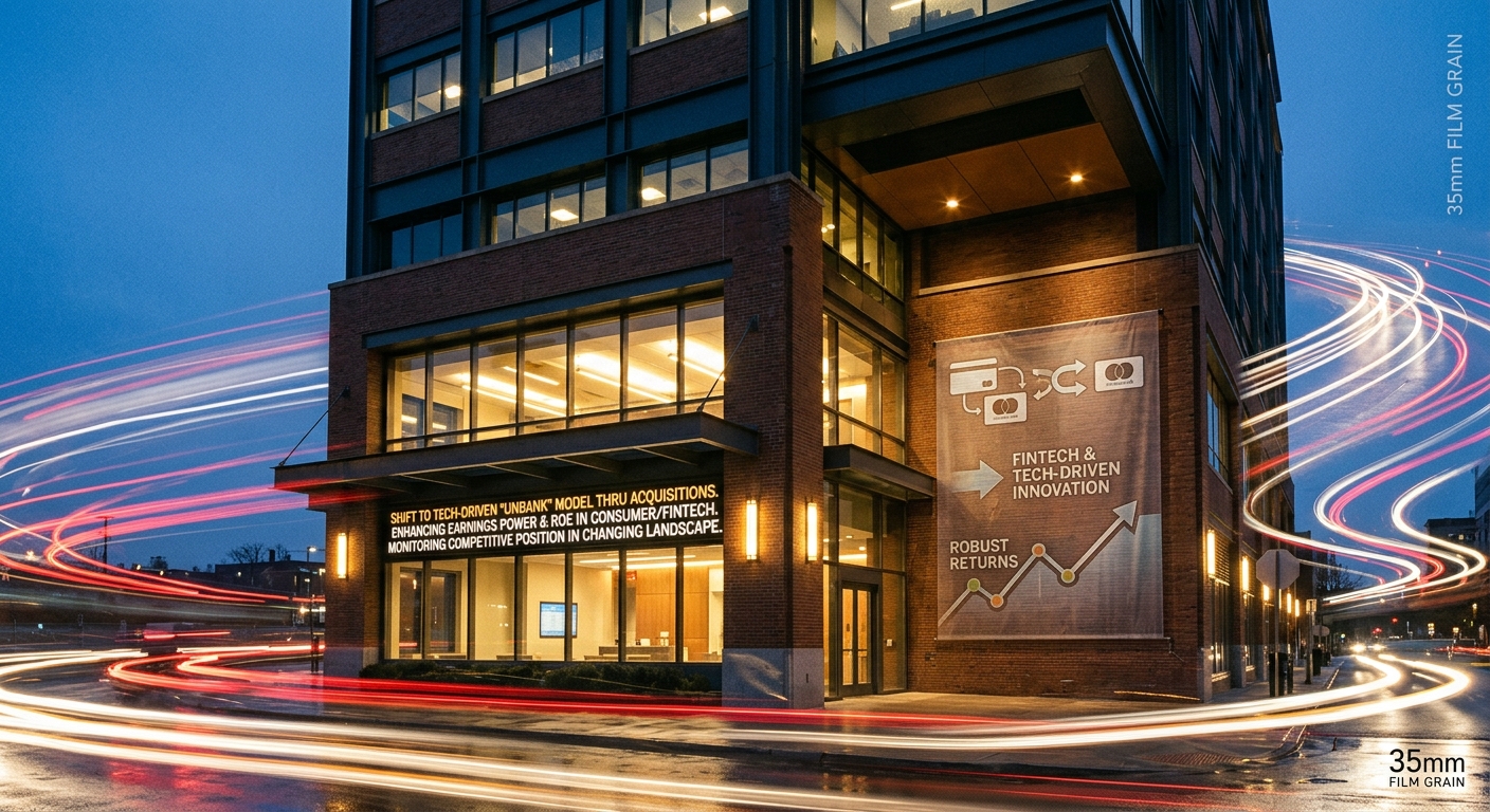 Capital One Financial's Shift to Tech-Driven 'Unbank' Model Through Strategic Acquisitions
