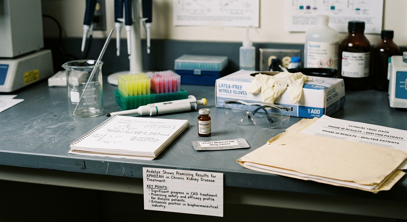 Ardelyx Shows Promising Results for XPHOZAH in Chronic Kidney Disease Treatment.